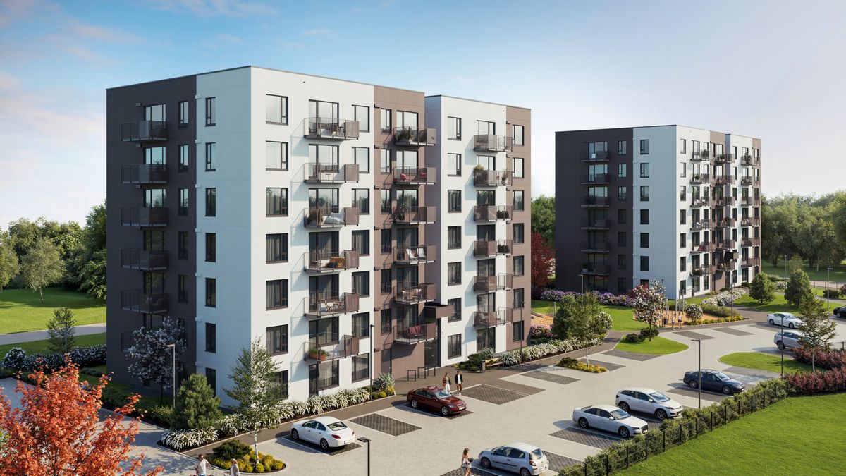 Pillar Iļģuciema mājas: spāru svētki pirmajam A+ projektam Pārdaugavā