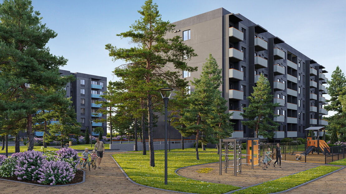Kaivas kvartāls 2 — jauns projekts Dreiliņi, Rīga (1. attēls)