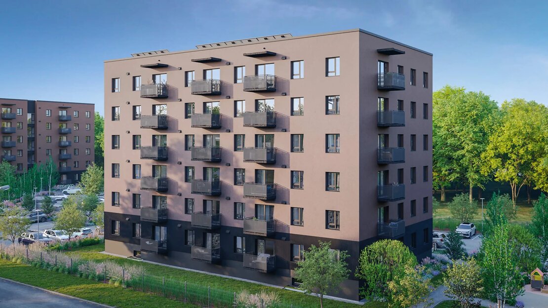 Dzirciema pagalms, otrā māja — jauns projekts Dzirciems, Rīga (1. attēls)