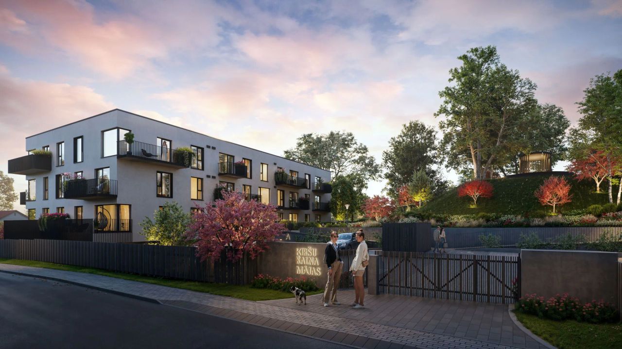 Ķiršu Kalna Mājas — jauns projekts Dzirciems, Rīga (1. attēls)